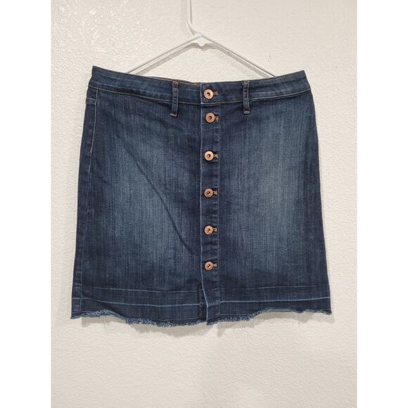 Articles of Society Women's‎ Denim Button Down Skirt size 28 #16 - Picture 1 of 3